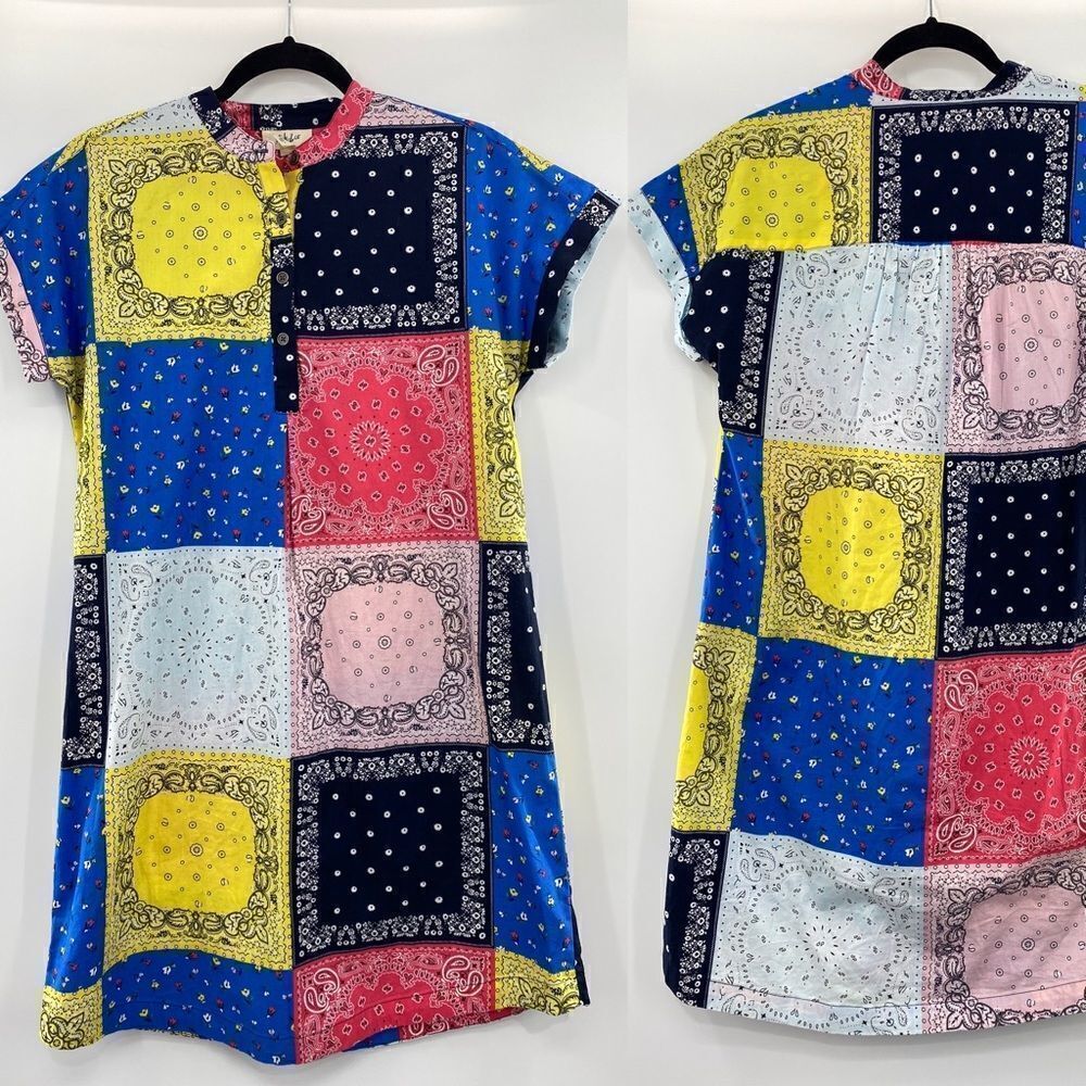 3For$20 Style & Co Bandana Dress Multi Color Size: Small